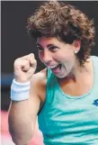  ??  ?? Carla Suarez Navarro fought hard to make the last eight.