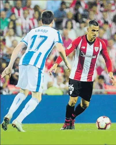  ?? FOTO: J. ECHEVERRÍA ?? El Athletic, con Dani García en el once, ganó al Leganés en el primer partido