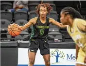  ?? ?? Makira Webster, a Fairmont High School grad, returns for Wright State’s women’s basketball team. She averaged 2.5 points per game last season.