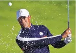  ?? FRANCOIS MORI/ASSOCIATED PRESS ?? For all his past dominance, Tiger Woods has never dominated in the Ryder Cup. His all-time record in the competitio­n is 13-17-3.