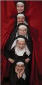  ?? PHOTO COURTESY OF JOHN DAGGETT ?? Nunsense A-men! at Steel River Playhouse features Tyler Macready, Adam Dienner, Hugh Abbott Jr, Eric Crist, Christophe­r Yingling.