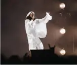  ?? ALLEN J. SCHABEN/LOS ANGELES TIMES/TNS ?? Kendrick Lamar performs on the Frank Stage at the Day N Vegas hiphop music festival at the Las Vegas Festival Grounds on Nov. 12, 2021, in Las Vegas.