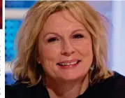  ??  ?? Her usual look: Jennifer Saunders