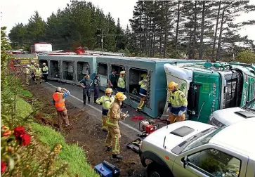  ??  ?? The notorious 12km stretch of SH3 between New Plymouth and Waitara is in line for a major safety upgrade.