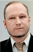  ??  ?? Mass killer: Anders Breivik