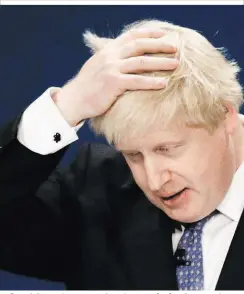  ??  ?? Außenminis­ter Johnson war einer der Kämpfer für einen Brexit