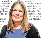  ?? FOTO: ABR ?? Superinten­dentin Henrike Tetz schweigt zum Vorfall.