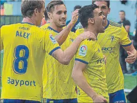  ?? F: CADIZ CF ?? El Cádiz ha pasado en dos meses de luchar por no descender a soñar con el ascenso