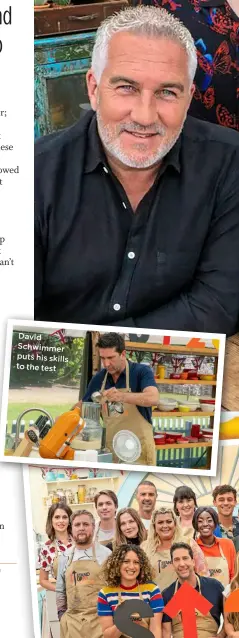  ?? ?? David Schwimmer puts his skills to the test