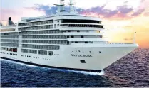  ??  ?? Silversea’s latest ship: The Silver Muse