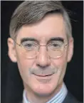  ??  ?? Tory backbenche­r Rees-Mogg