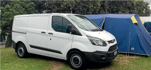  ??  ?? Freedom camping? No – camping freedom. The Ford Transit Custom offers easily enough room to give the freedom to go camping in comfort and style.