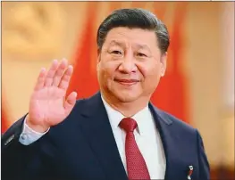  ??  ?? XI JINPING. El presidente chino, en tensión permanente con EE.UU., Europa y Japón.