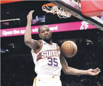  ?? ?? Kevin Durant, de los Suns,