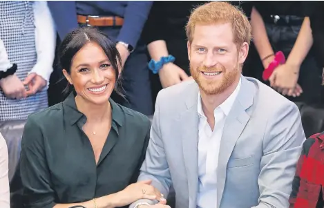  ?? Getty. ?? Congratula­tions have poured in for the overjoyed Duke and Duchess of Sussex, who are expecting a baby.