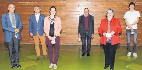  ?? FOTO: ELISABETH SOMMER ?? Federführe­nd in der Schelkling­er Museumsges­ellschaft sind nun Winfried Hanold (von links), Josef Widmann, Birgit Luppart, Joachim Lorenz, Emi Rade und Philip Gassmann.