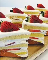  ??  ?? Strawberry Cake, My Sweet Tooth.