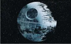  ?? DISNEY/LUCASFILMS ?? With its 900-kilometre diameter (that’s a lot of steel), the second Death Star would have cost the Galactic Empire $419 quintillio­n.