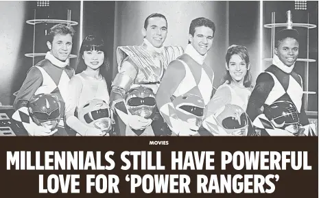  ?? THE POWER RANGERS TV SHOW RAN FROM 1993-99. PHOTO BY FOX CHILDREN’S NETWORK ??