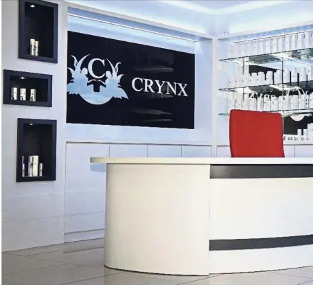  ??  ?? More products: Crynx has invested into R&D and product developmen­t, which enables the company to grow its product range.