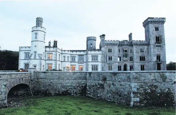  ?? — KEN DONOHUE ?? Half of Wilton Castle has been renovated into a hotel. The other half is in ruins — a reminder of Ireland’s painful history.