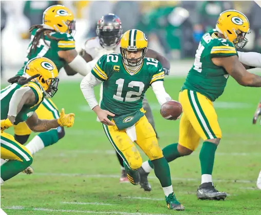  ?? / FOTO: REUTERS ?? El QB tiene muy definida su postura para continuar en el equipo de Green Bay.
LOS NÚMEROS DE AARON RODGERS EN EL 2020