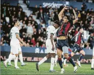  ?? FOTO: LEVANTE UD ?? Gran remontada granota frente al Elche