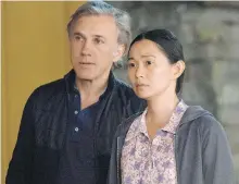  ?? PARAMOUNT PICTURES ?? Christoph Waltz and Hong Chau in Downsizing, a movie about people being reduced in size to save the planet.