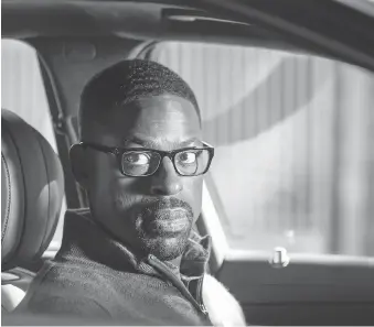  ?? NBC ?? Sterling K. Brown’s character Randalls-out at the prospect of becoming a father in season 2 of This Is Us.