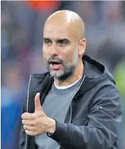  ??  ?? Pep Guardiola