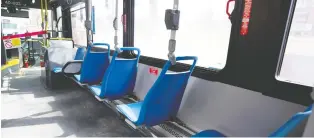  ?? ALLEN MCINNIS ?? The ARTM, the region’s public transporta­tion governing body, says decline in ridership has created a budgetary crisis for transit agencies. The group is hoping for some provincial funding.