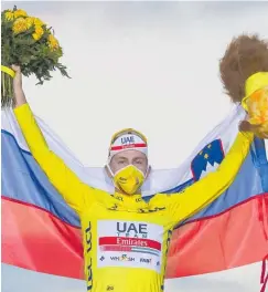  ?? Photo / AP ?? Slovenian Tadej Pogacar won the Tour de France at his first attempt.