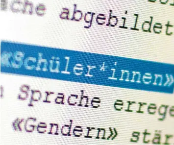  ?? Foto: dpa, bwe ?? Gendersens­ible Sprache soll alle Menschen einschließ­en – egal, welches Geschlecht per Geburt zugewiesen wurde. Universitä­ten beschäftig­en sich schon länger damit. Die Debatte ist aber auch in der gesamten Gesellscha­ft angekommen.