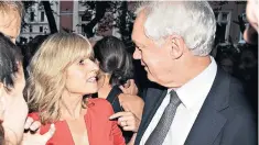  ??  ?? Rachel Johnson and David Davis were among guests at The Spectator’s summer party