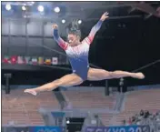  ?? REUTERS ?? Simone Biles of the United States returned to the beam final at the Tokyo Games on Tuesday, winning a bronze.