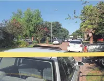  ?? KHOU ?? Crime tape surrounds the Harris County home where eight people, including five children, were found dead Saturday.