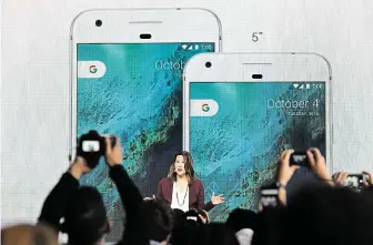  ?? Id One. má telefony, které umí samy oznámit obtěžující hovor. Je to řada Nexus, Pixel a platforma pro rozvojové země AndroFOTO BLOOMBERG ?? Google