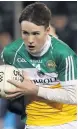  ??  ?? RULE Offaly starlet Cian Johnston