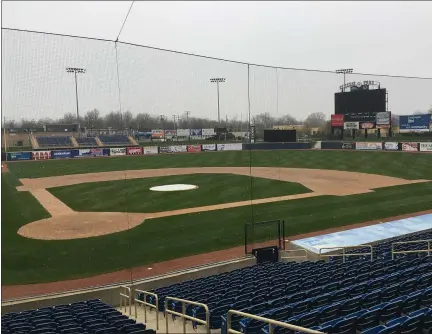  ?? DAVID S. GLASIER — THE NEWS-HERALD ?? The Indians “are leaning” toward using Classic Park as home for their taxi squad team for the 2020squad.