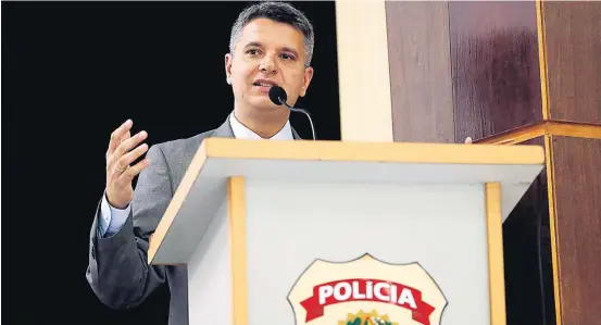  ?? TOMAZ SILVA/AGÊNCIA BRASIL–20/4/2018 ?? Mudança. Delegado Ricardo Saadi, que deixou a superinten­dência da PF no Rio; órgão afirma que troca estava prevista e que substituiç­ões são normais