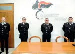  ?? (Biasioli ) ?? Debutto Paolo Li Vecchi, Marco Passarelli, Pietro Gatto nuovi comandanti dei carabinier­i