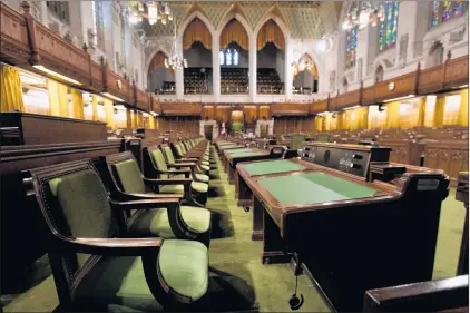  ?? CP PHOTO ?? Canadian female MPS are coming forward to share their own experience­s with sexually inappropri­ate behaviour.