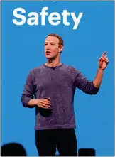  ??  ?? fREE ACCESS: Facebook’s Mark Zuckerberg