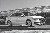  ??  ?? This undated product image provided by Audi shows the 2015 Audi A3. The car is revamped with new styling and technology.