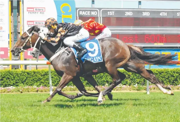  ??  ?? Gold Coast apprentice jockey Jag Guthmann-Chester will get a chance to prove he belongs in good company with rides at Doomben tomorrow.