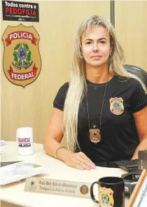  ?? FERNANDA DIAS ?? A Delegada Paula Mary é responsáve­l pelas investigaç­ões no Rio