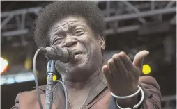  ?? AP FILE PHOTO ?? SOULFUL ARTIST: Soul singer Charles Bradley performs at the Shaky Knees Music Festival in Atlanta, Ga., in 2014 His publicist said Bradley died yesterday after a battle with stomach cancer. He was 68.