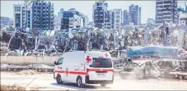  ?? (Photo Croix-Rouge) ?? Grâce aux dons de la population monégasque, la Croix-Rouge libanaise sera bientôt dotée d’une nouvelle ambulance.