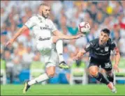  ?? AFP ?? Karim Benzema (L) in action against Leganes on Saturday.