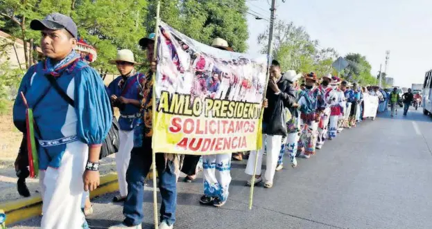  ?? FOTOS: CORTESÍA CEDH JALISCO ?? el presidente Andrés Manuel López Obrador les otorgue una respuesta que termine con el conflicto.